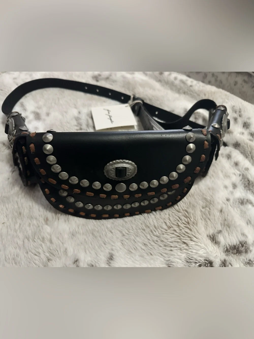 Free People Lucky Stars Pocket Belt NWT